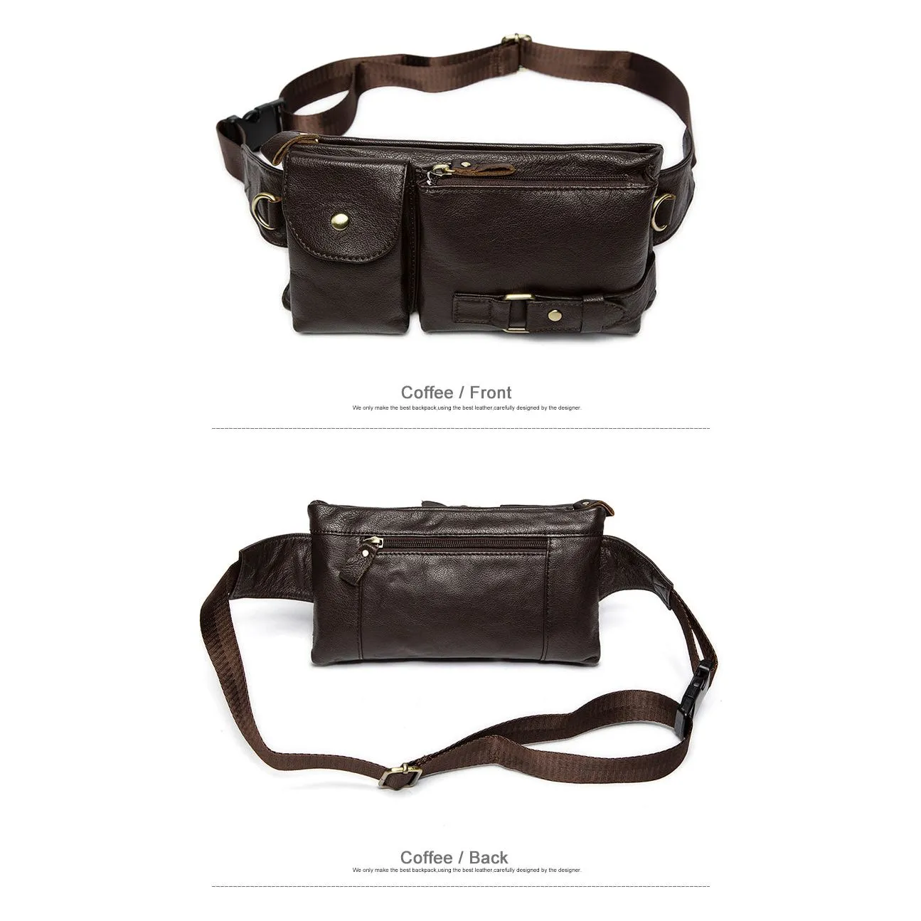 PillowLux Exotic Leather Waist Bag