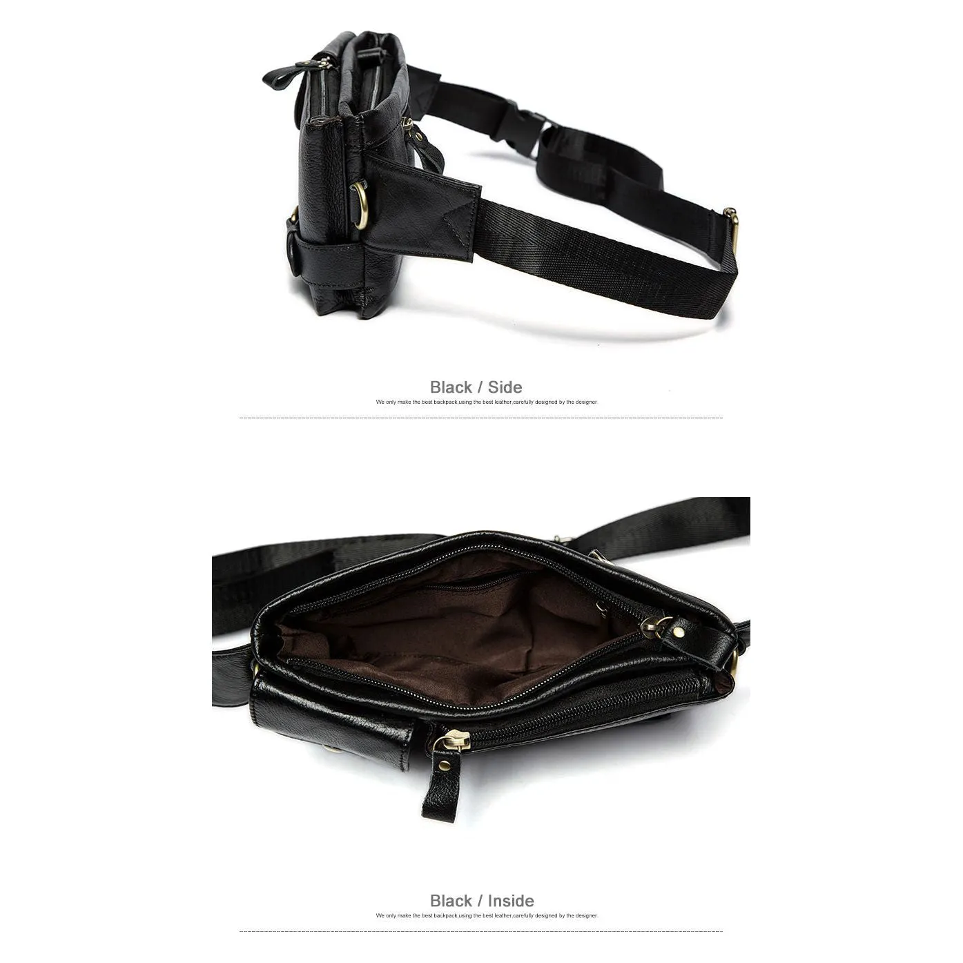 PillowLux Exotic Leather Waist Bag