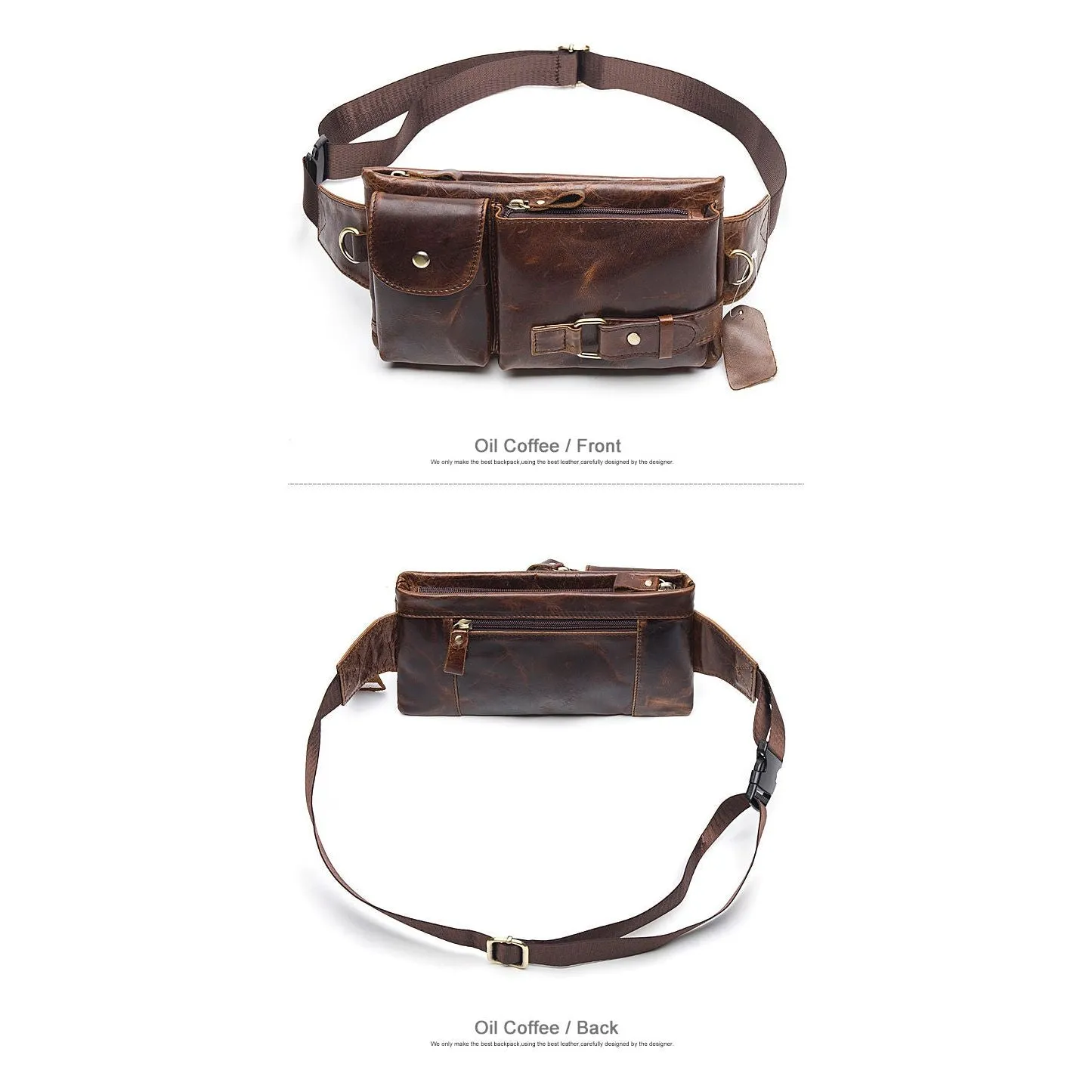 PillowLux Exotic Leather Waist Bag