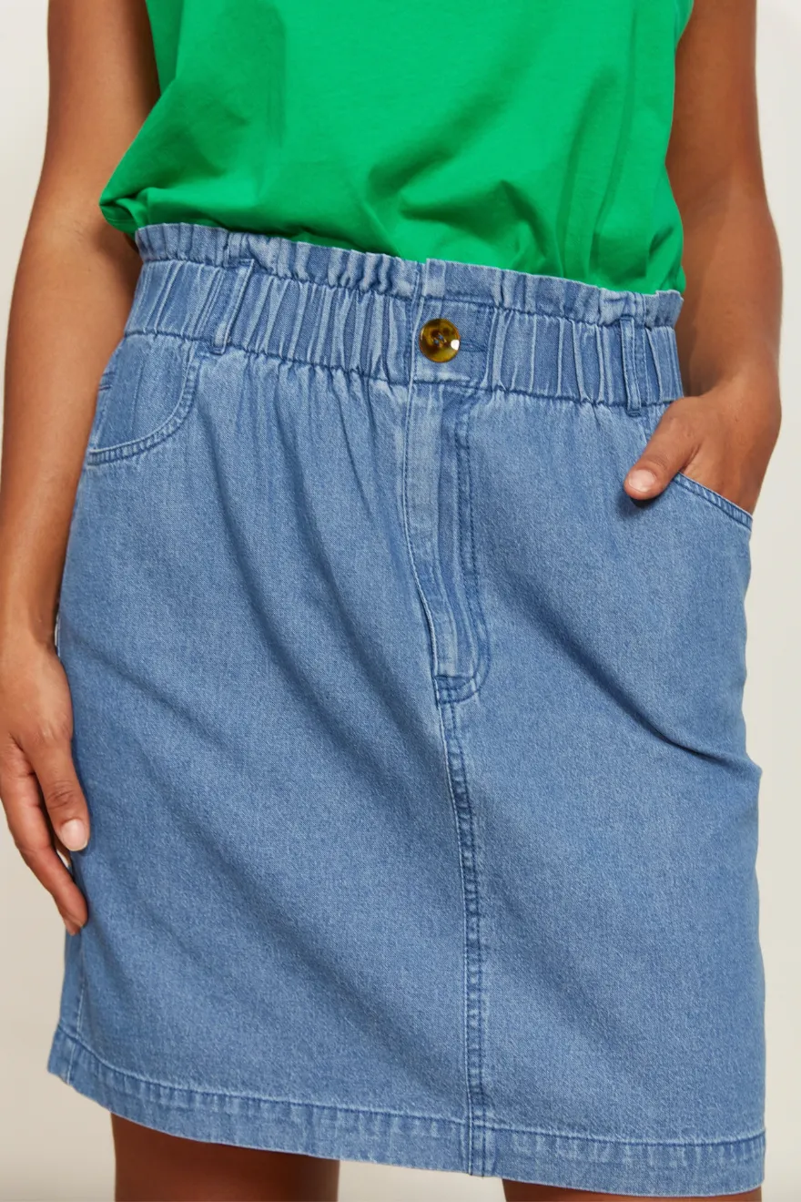 Playa Mini Skirt, Denim