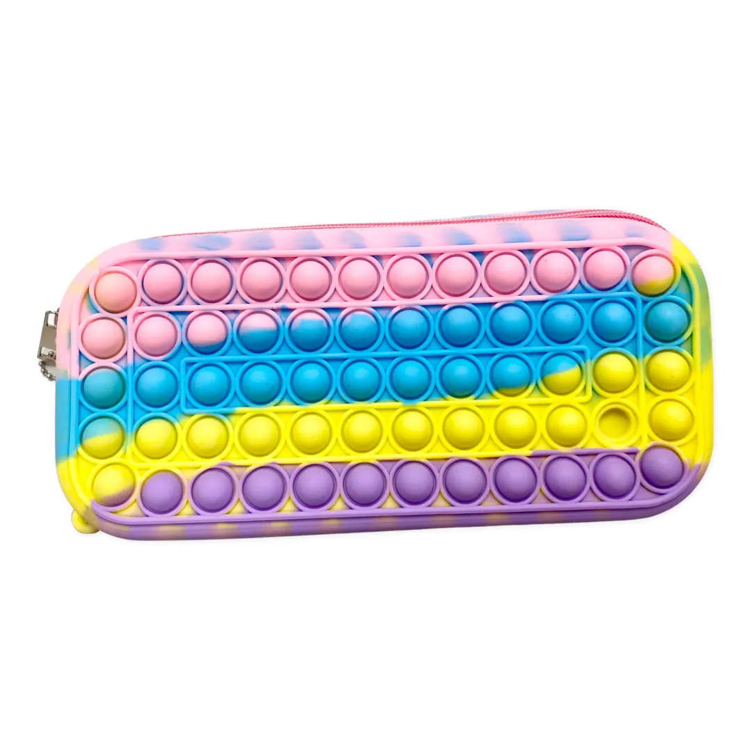 Pop It Pencil Case - Pastel Tie Dye