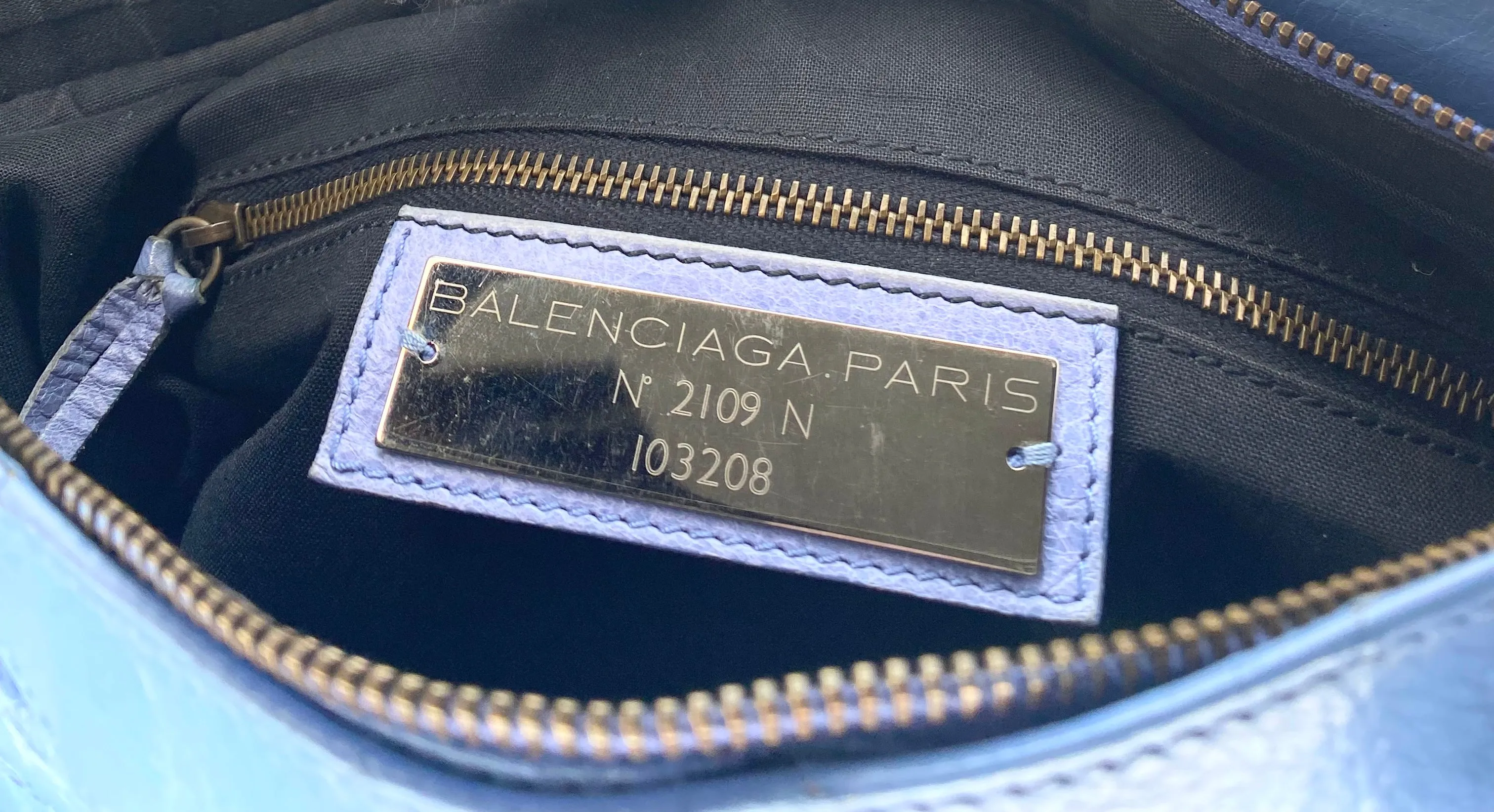 Preloved Balenciaga Le City Motorcycle Bag