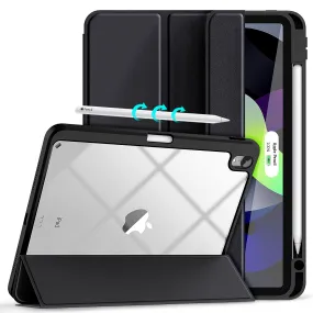 Protective iPad 10th 10.9" Case 2022 w/ Pencil Holder, Auto Sleep, Soft TPU