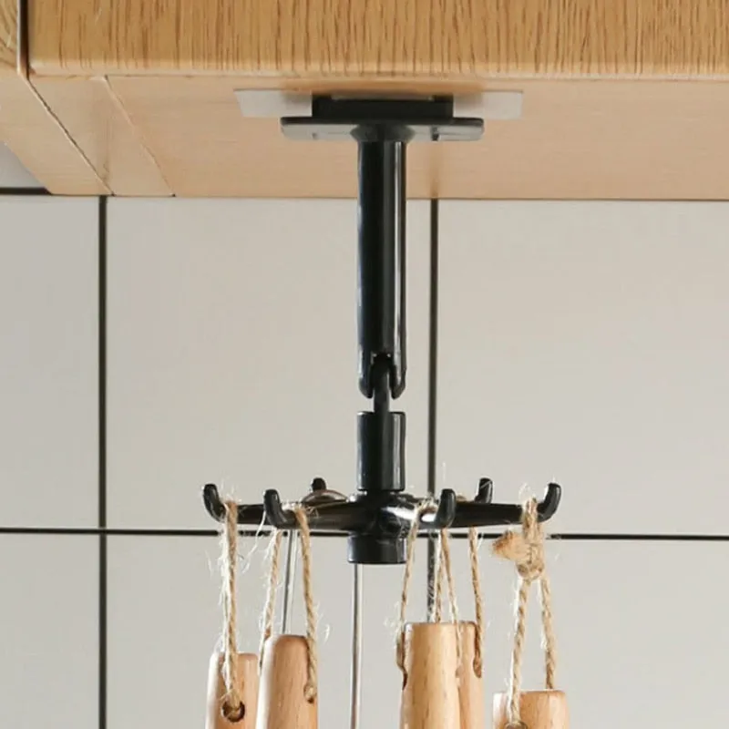 Punch Free Kitchen Dish Hook Organizer