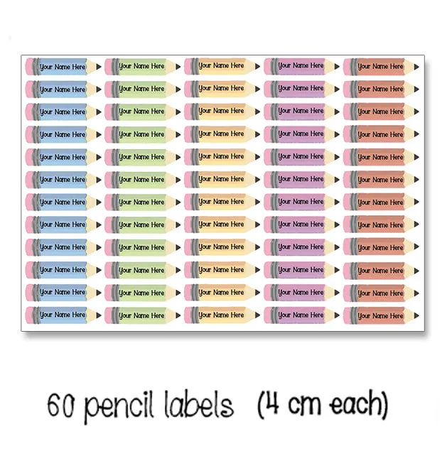 ""Pooh" School labels packs