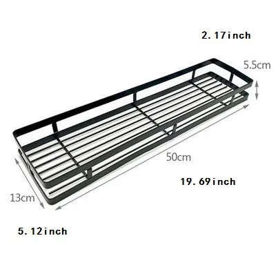 Rack Holder with no drill needed, Stainless Steel, Easy Install , Black