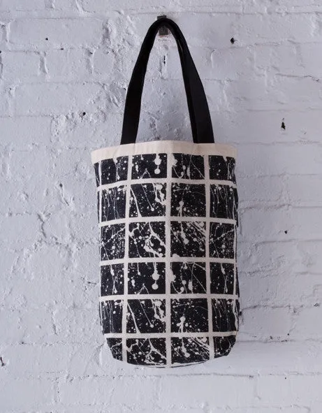 REVERSIBLE CANVAS TOTE SPLATTER PRINT TOTE