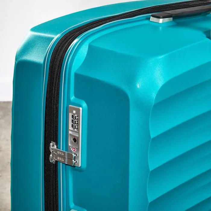 Rock Sunwave Expandable Spinner Medium Suitcase 66cm - Blue