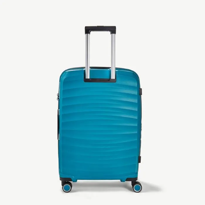 Rock Sunwave Expandable Spinner Medium Suitcase 66cm - Blue