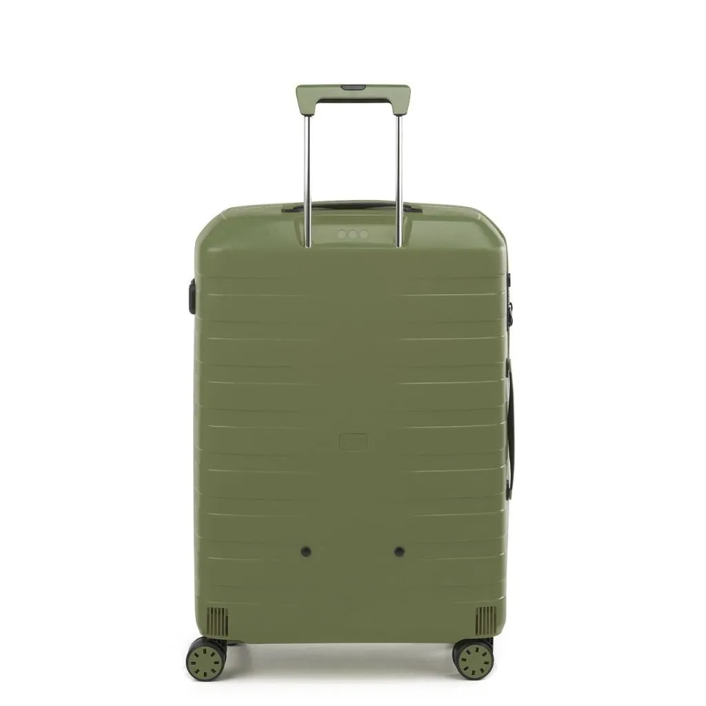 Roncato Box Young Medium 69cm Hardsided Spinner Suitcase Green