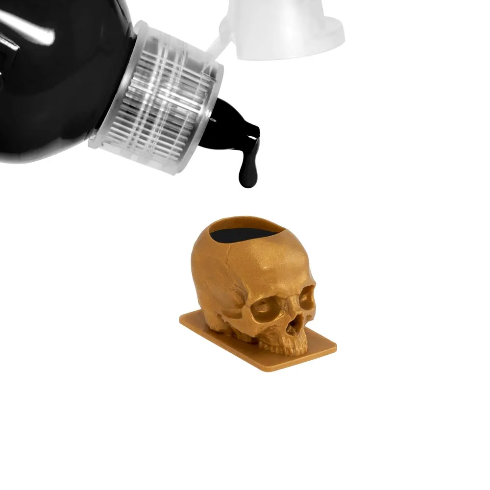 Saferly Skull Ink Caps — Size #16 (Large) — Bag of 200