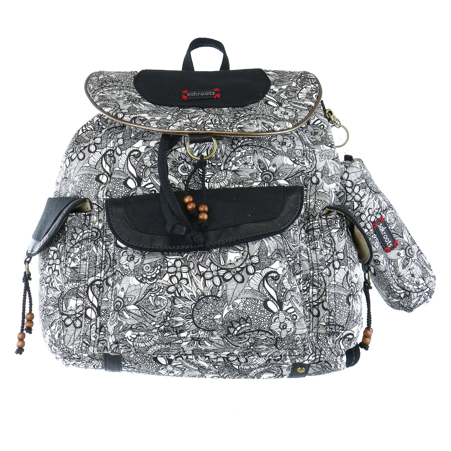 Sakroots Artist Circle Flap Backpack