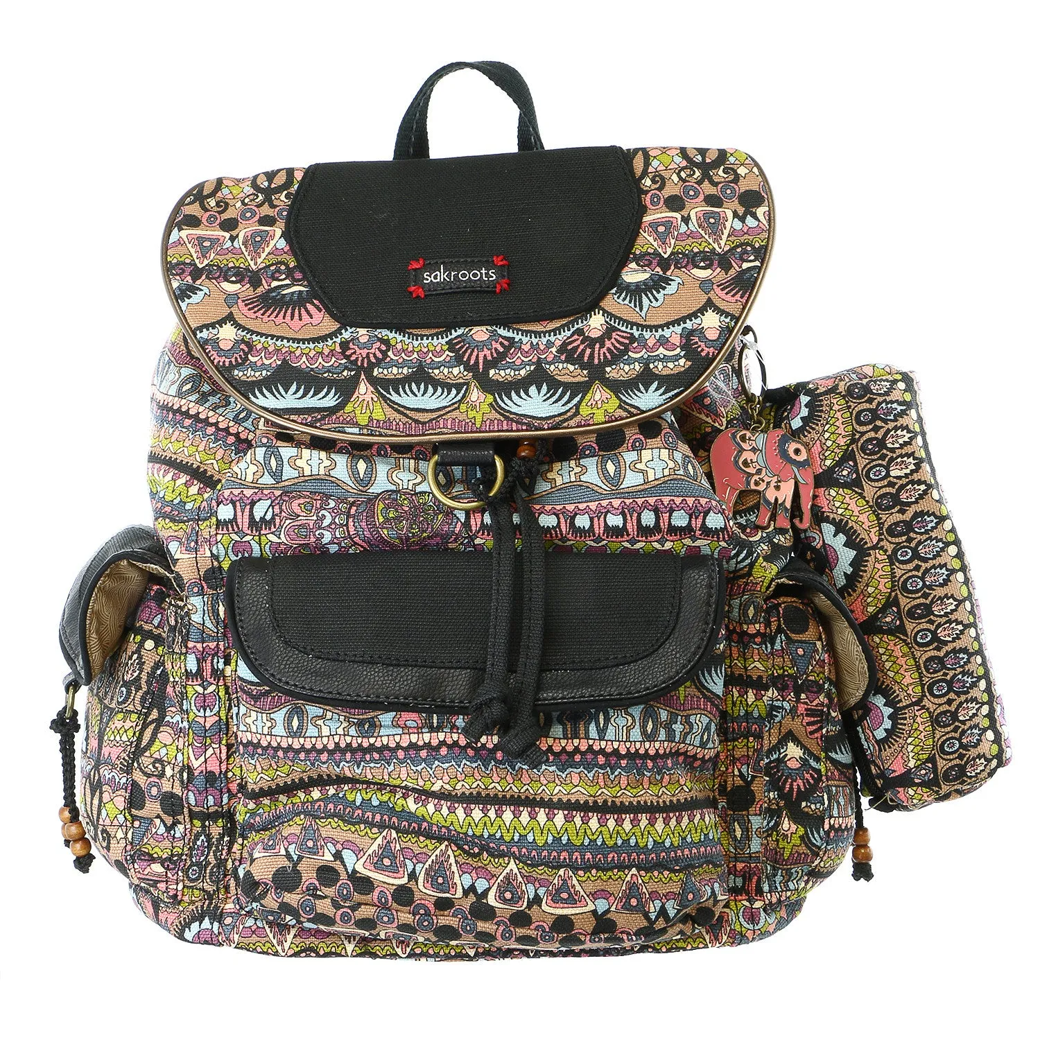 Sakroots Artist Circle Flap Backpack