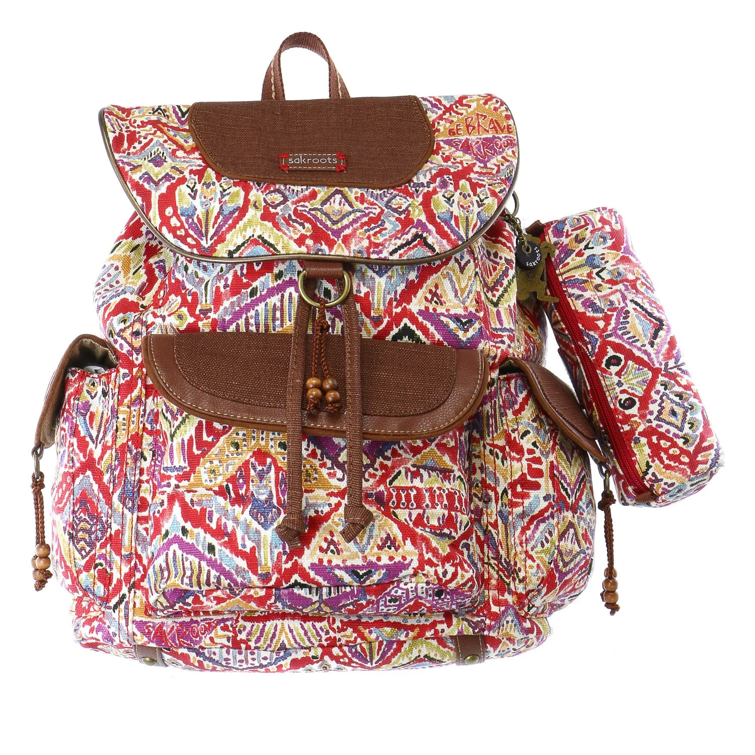 Sakroots Artist Circle Flap Backpack