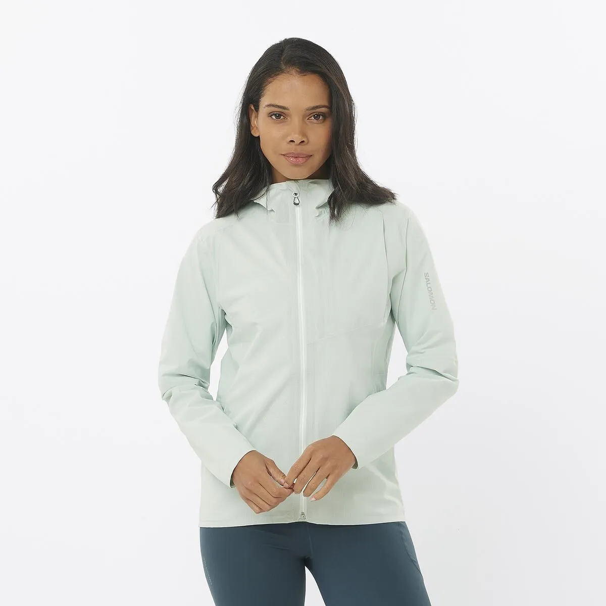 Salomon Bonatti Trail Waterproof Jacket | Misty Blue | Womens