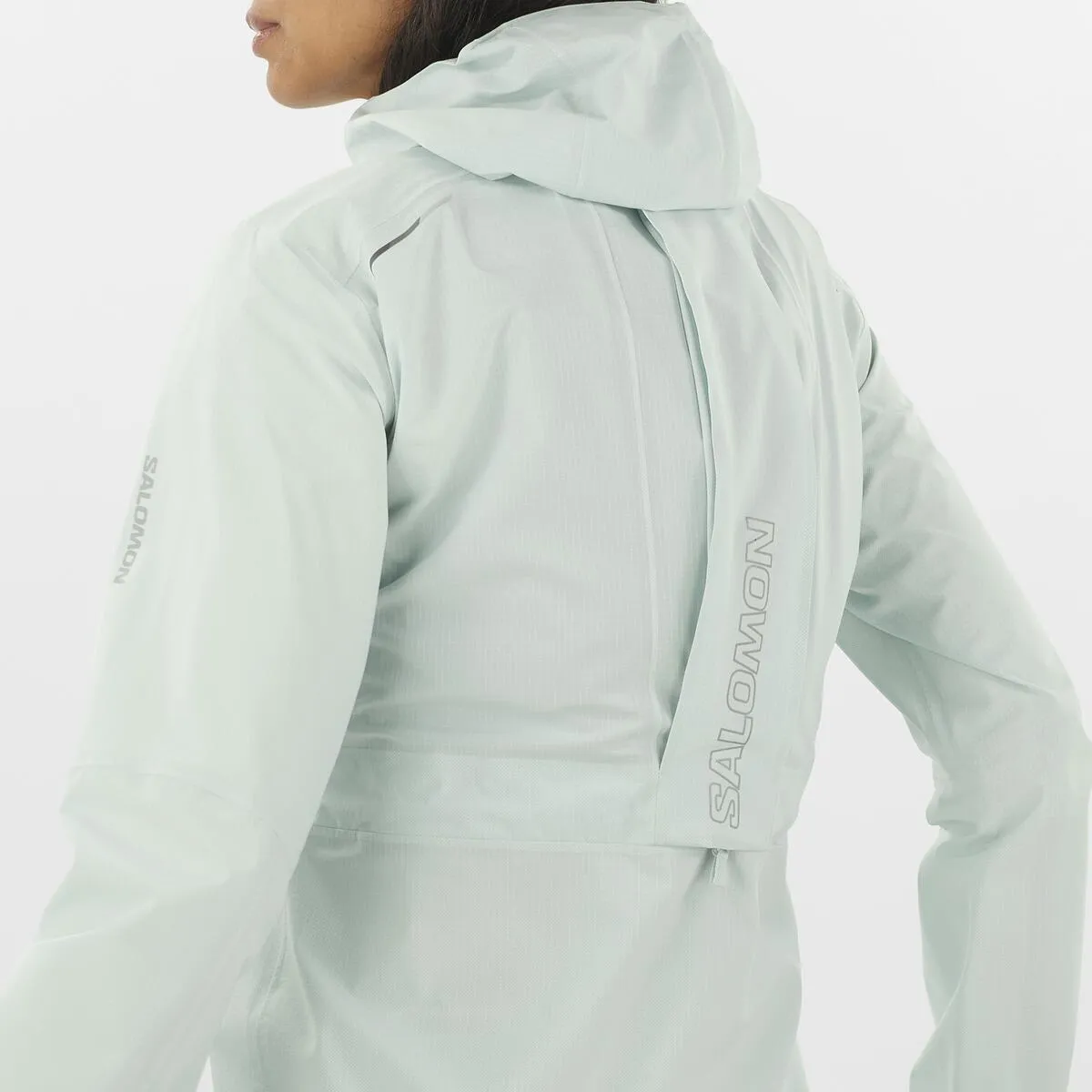 Salomon Bonatti Trail Waterproof Jacket | Misty Blue | Womens