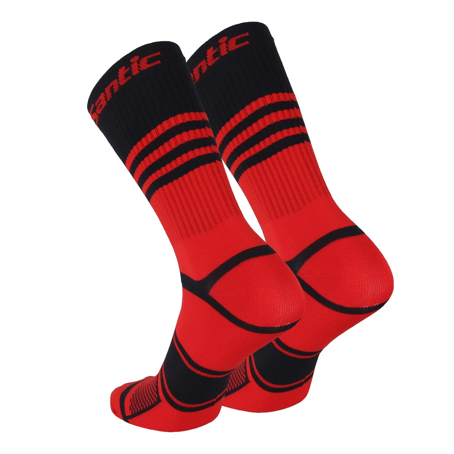 Santic Duke Men Women Cycling Socks Red