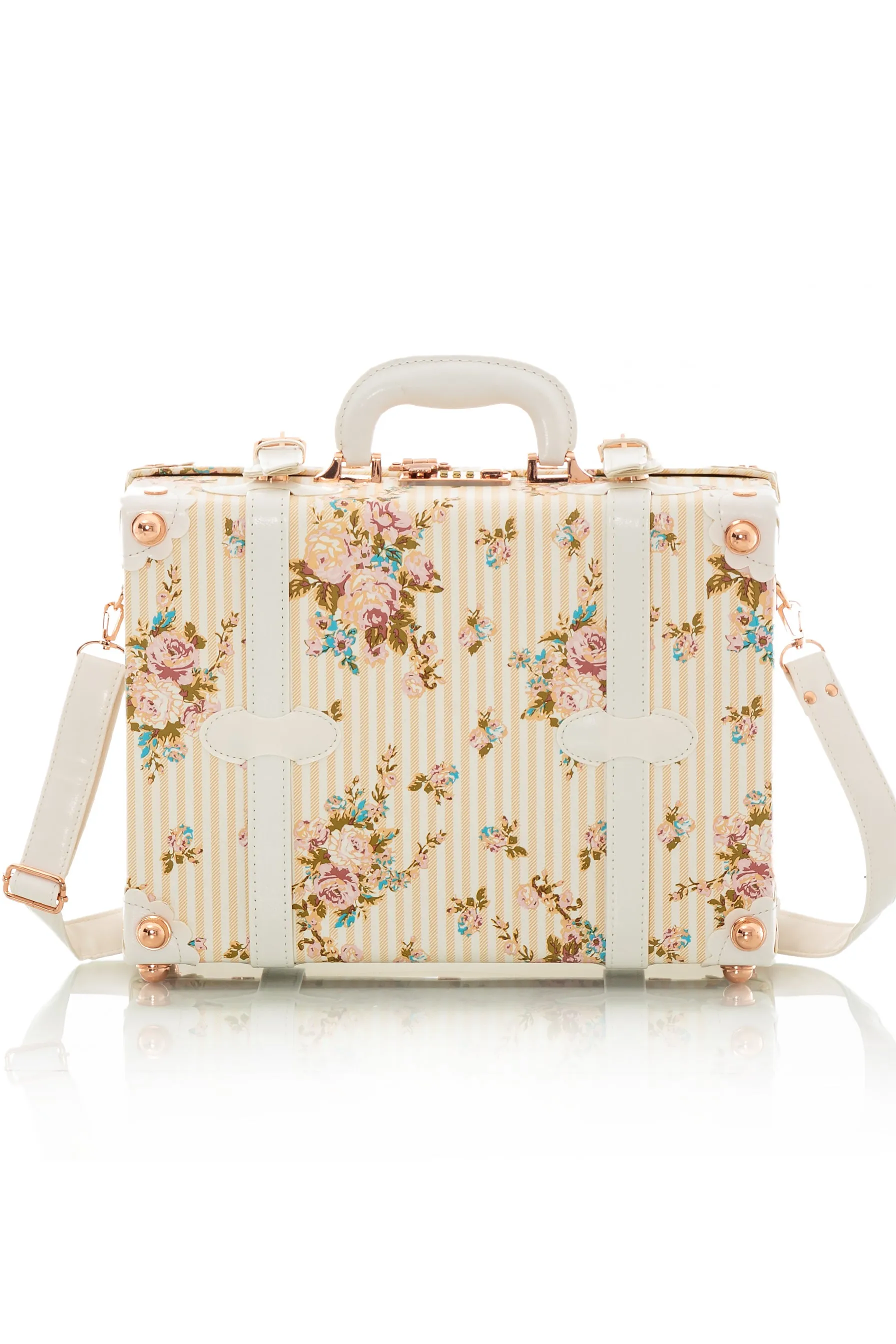 SarahFace Hand Case - Beige Floral's