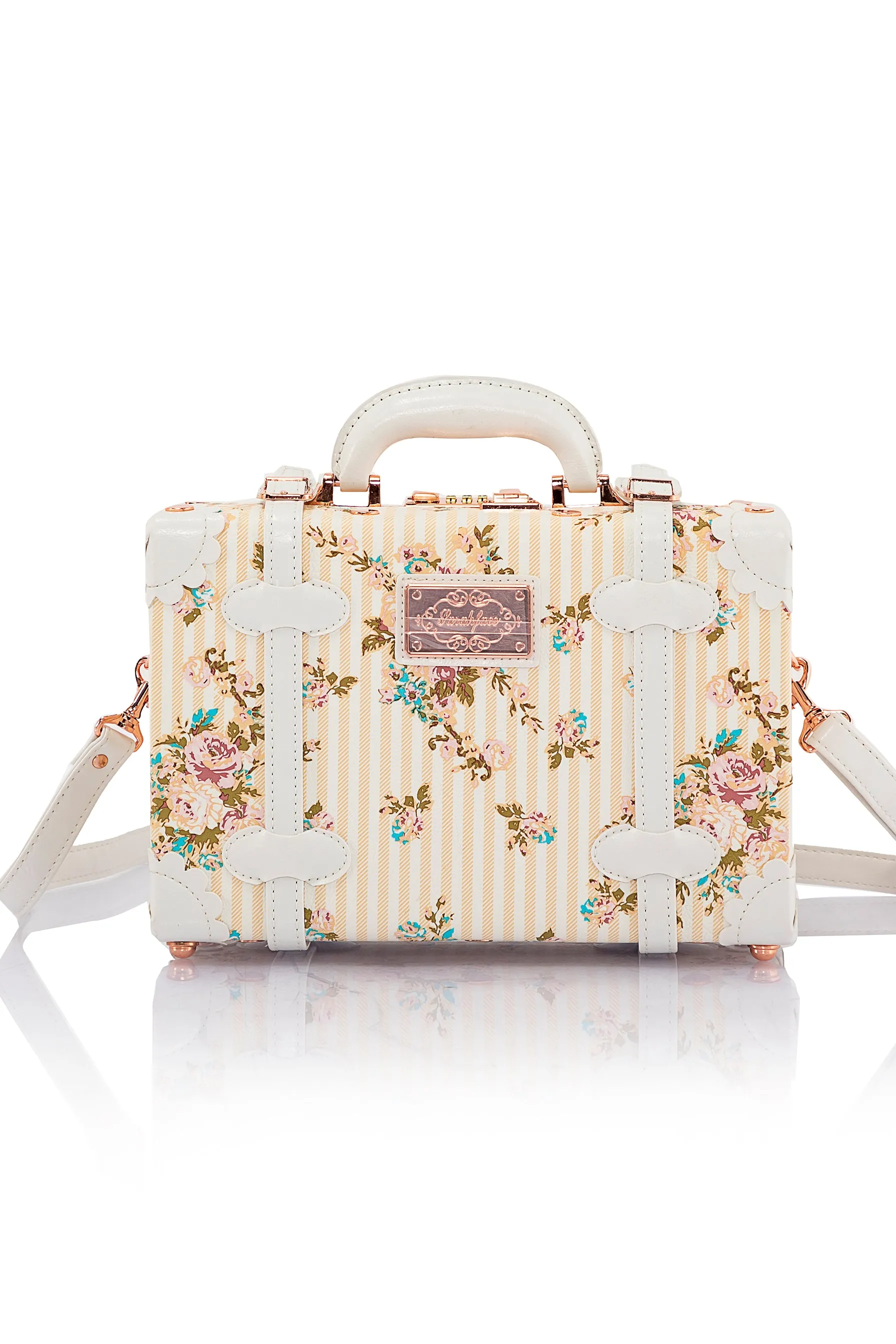 SarahFace Hand Case - Beige Floral's