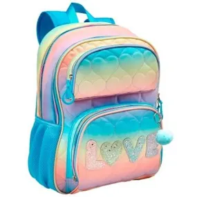 School Bag Blin-Blin Love Turquoise 42 x 31 x 17 cm