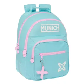 School Bag Munich Heaven Celeste 32 x 42 x 15 cm