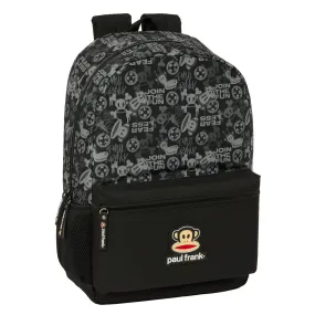 School Bag Paul Frank Join the fun Black 30 x 46 x 14 cm