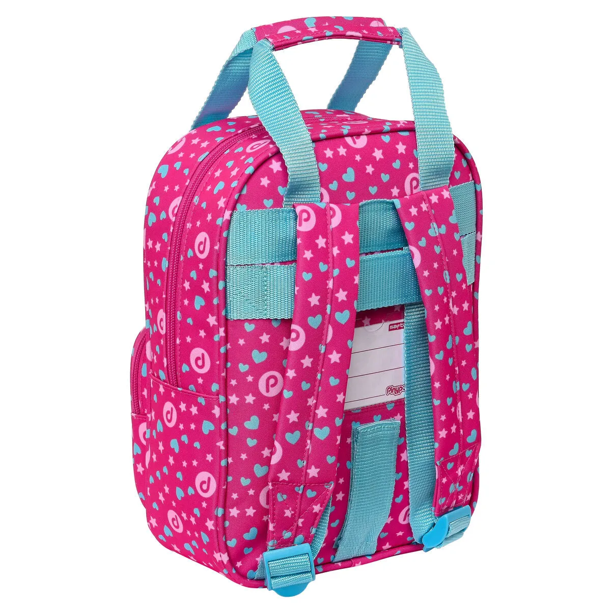 School Bag Pinypon Blue Pink 20 x 28 x 8 cm