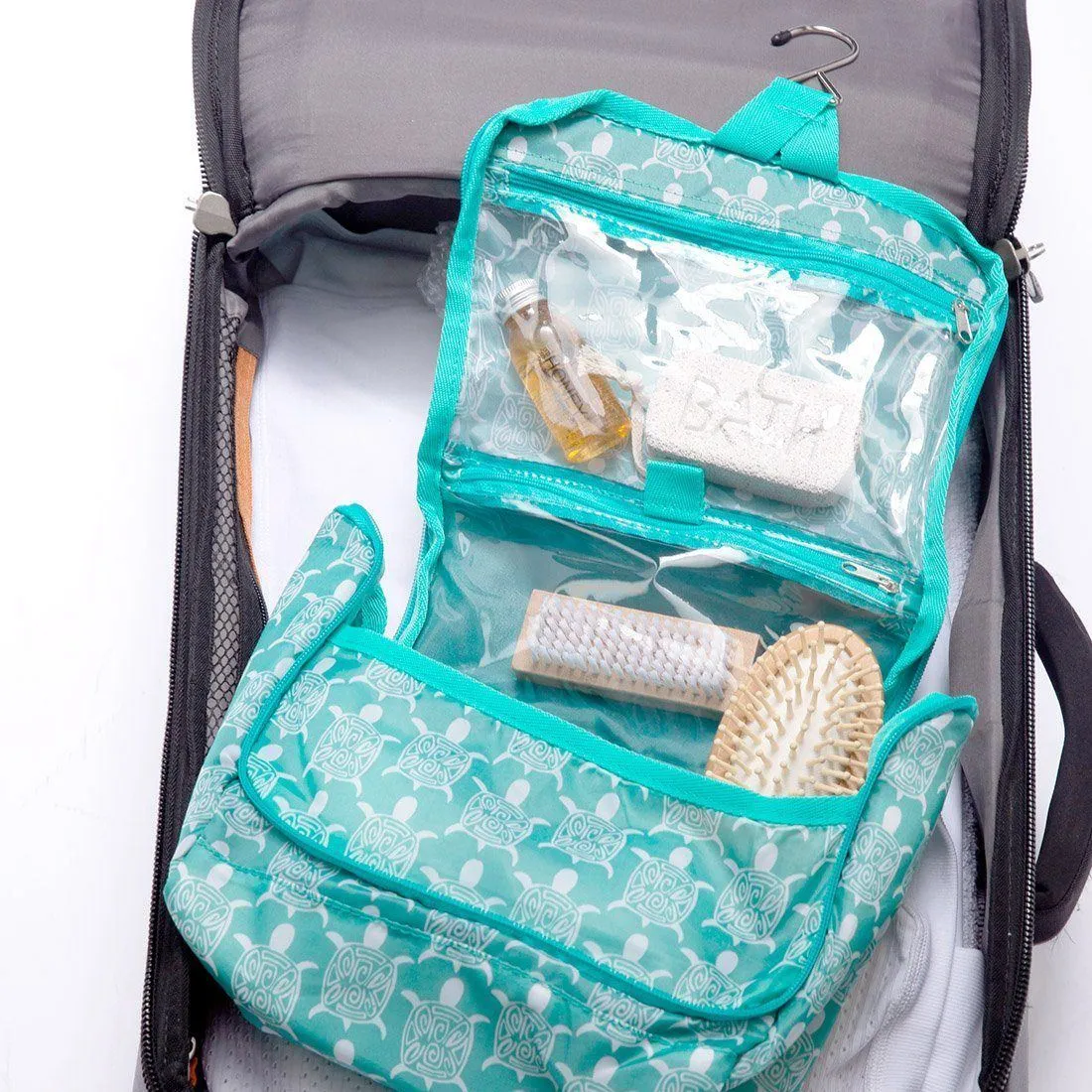 Sea Turtle Hanging Toiletry Bag