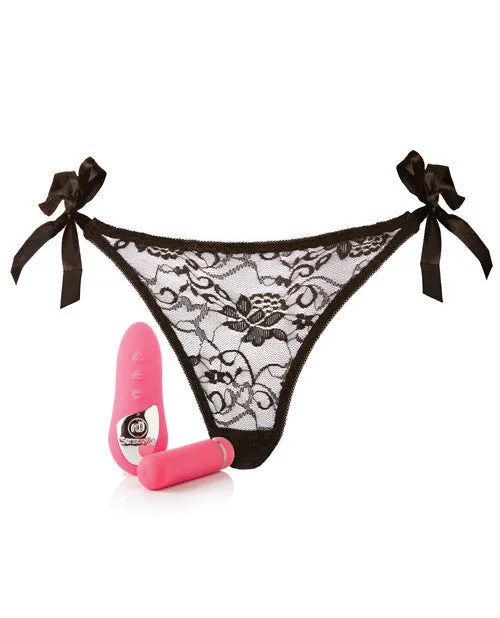 Sensuelle Pleasure Panty Bullet W-remote Control - 15 Function Pink