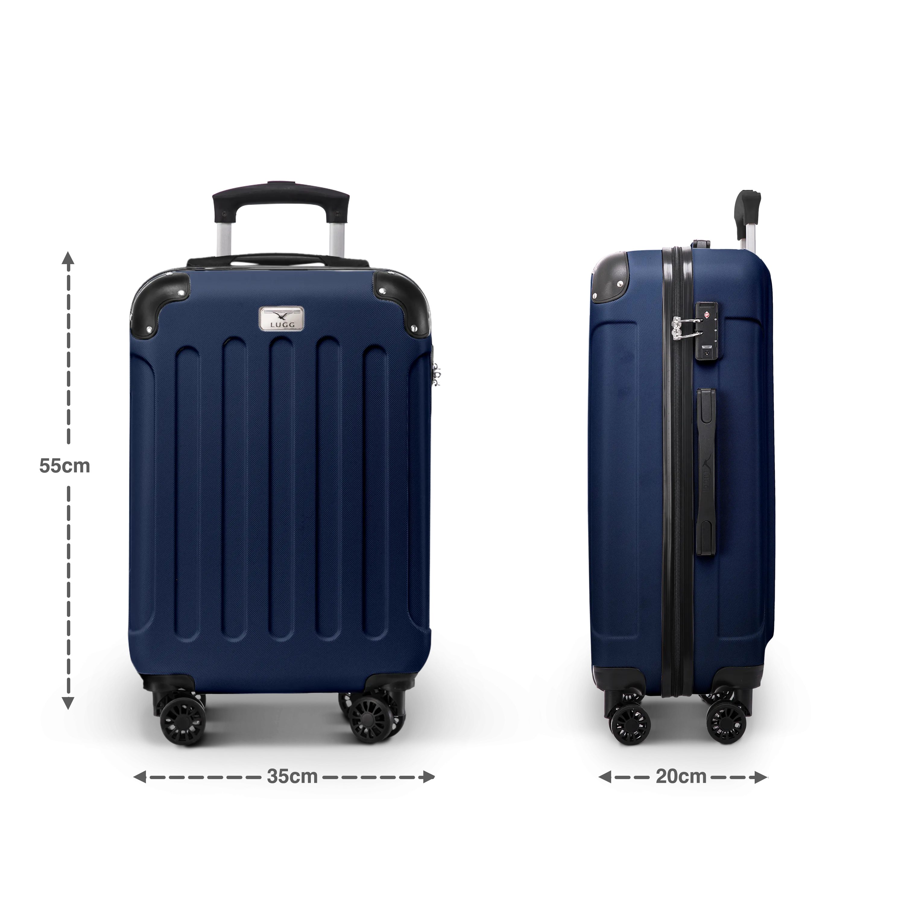 Skywander 20" Cabin Suitcase in Midnight Blue