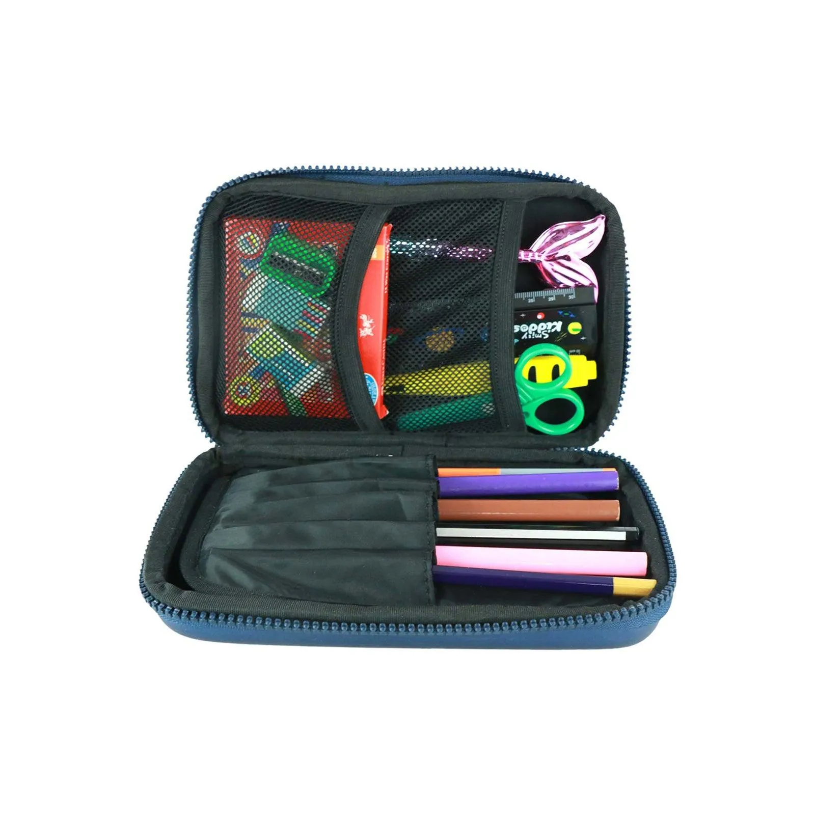 Smily Kiddos Single Compartment Eva Pencil Deep Space - Blue