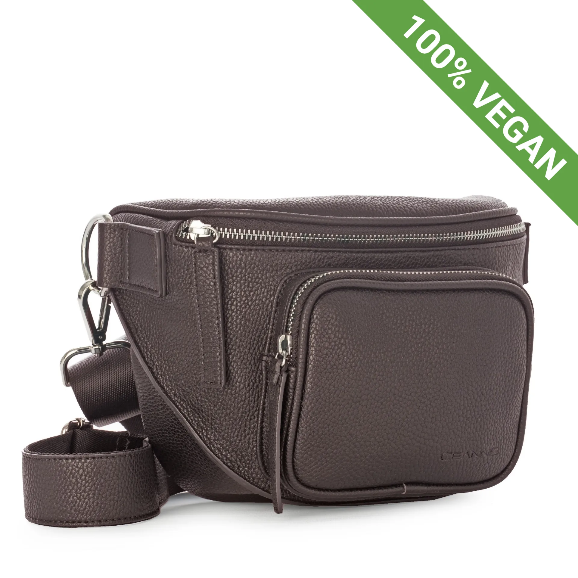 Sport belt bag | Palermo  | Chocolate | Vegan