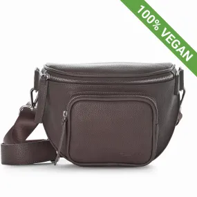 Sport belt bag | Palermo  | Chocolate | Vegan