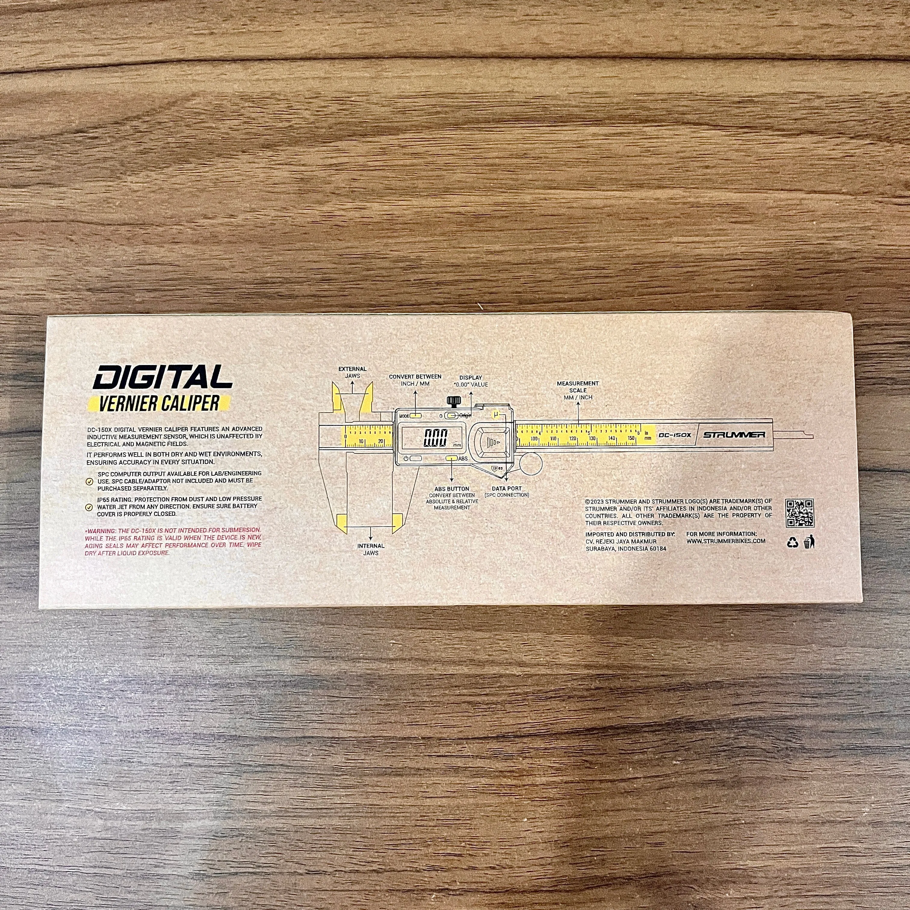 Strummer DC-150X Absolute IP65 Water Resistant Digital Vernier Caliper (150 mm, SPC Compatible)