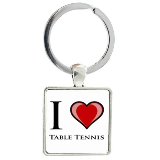 Table Tennis Key Rings 17 Designs