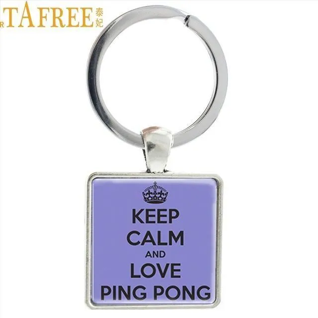 Table Tennis Key Rings 17 Designs