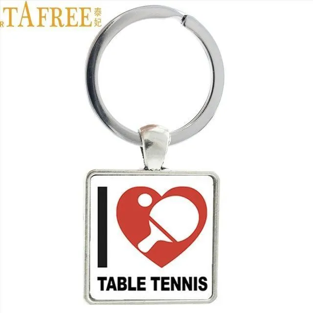 Table Tennis Key Rings 17 Designs