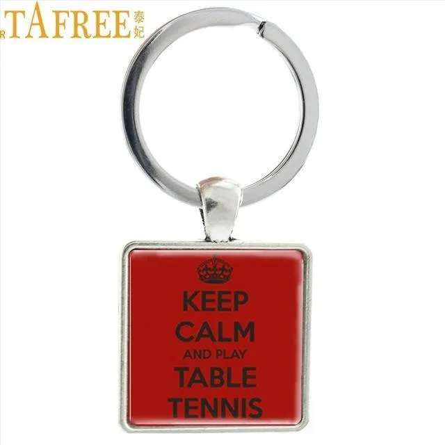 Table Tennis Key Rings 17 Designs