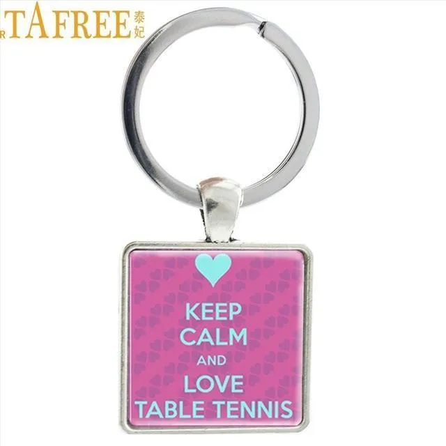 Table Tennis Key Rings 17 Designs