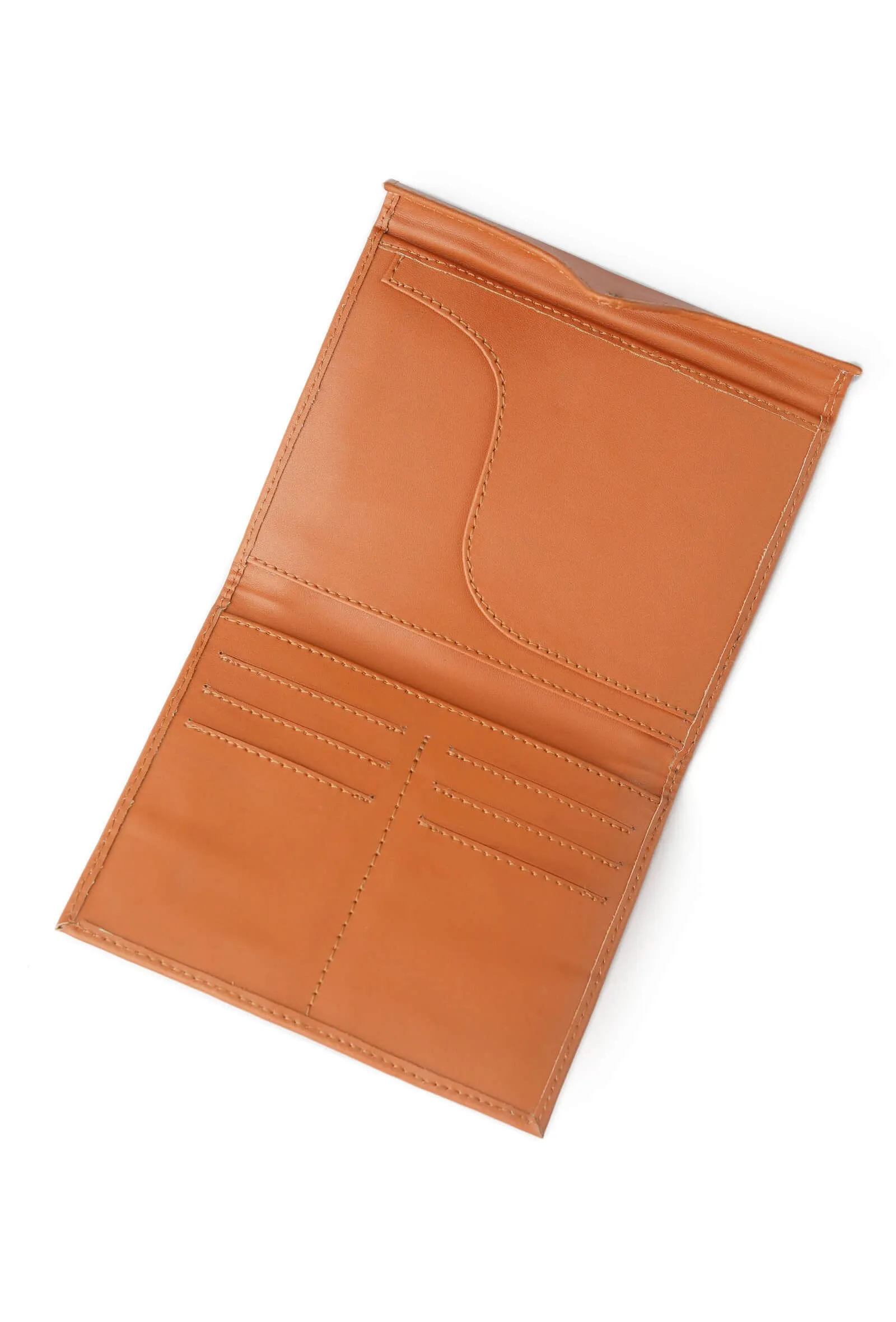 Tangerine Jacquard Passport Holder