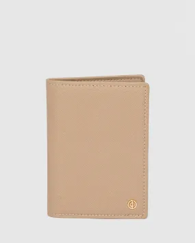 Taupe Classic Passport Holder