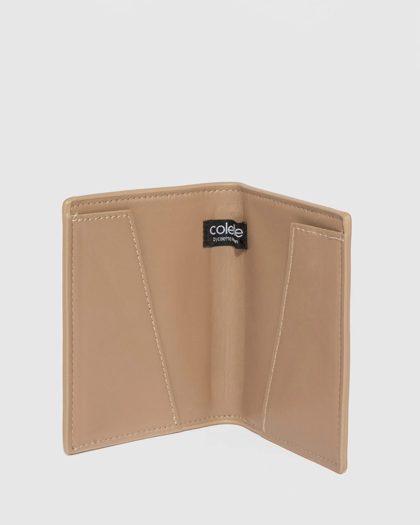 Taupe Classic Passport Holder