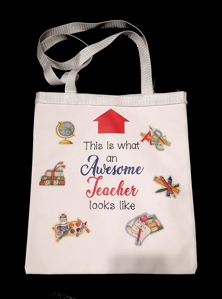 Teacher collection (Tote bag, notebook, pouch, mug, cushion) Awesome teacher