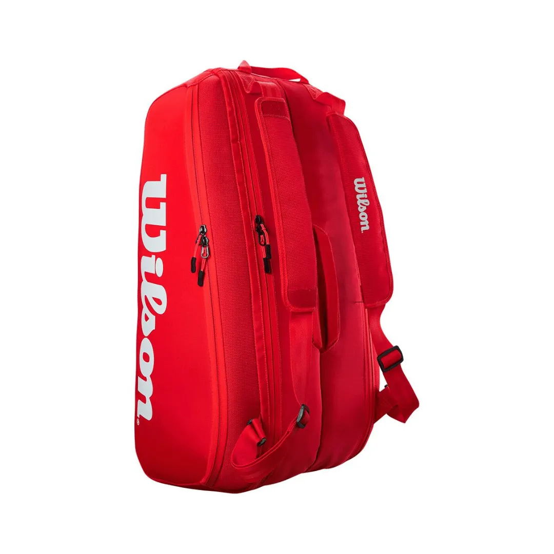 Tennis Bag Super Tour 9 PK -Red