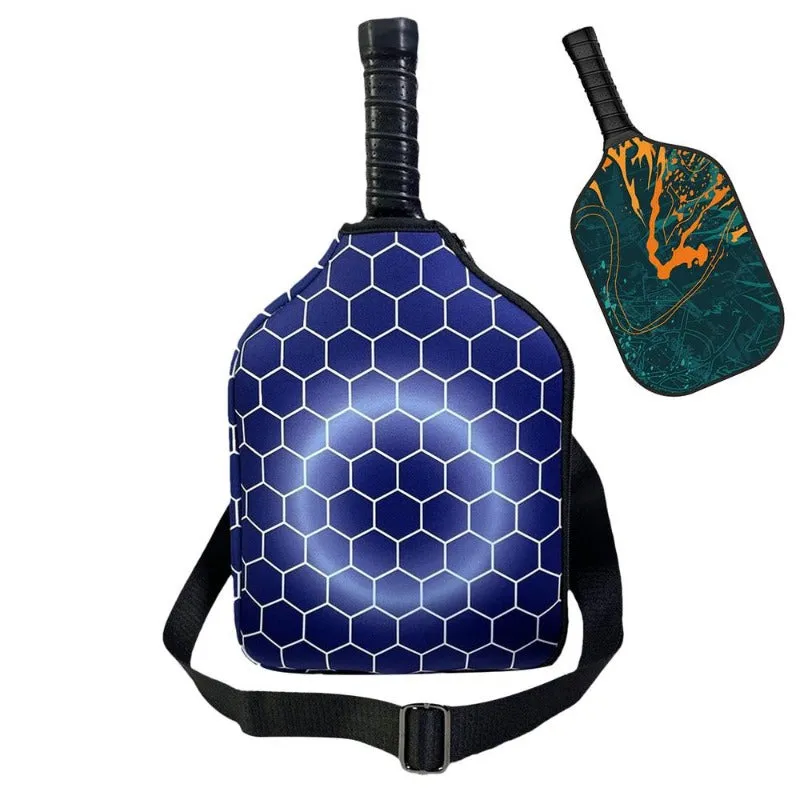 Tennis Sling Backpack Pickleball Racket Bag Crossbody Water Resistant Tennis Bag