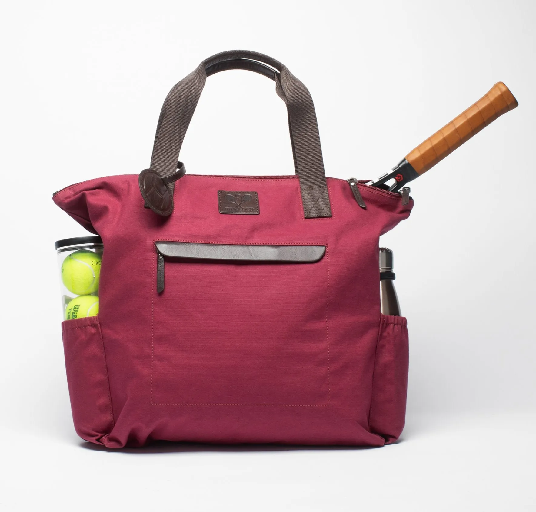 Tennis Tote Bag Burgundy