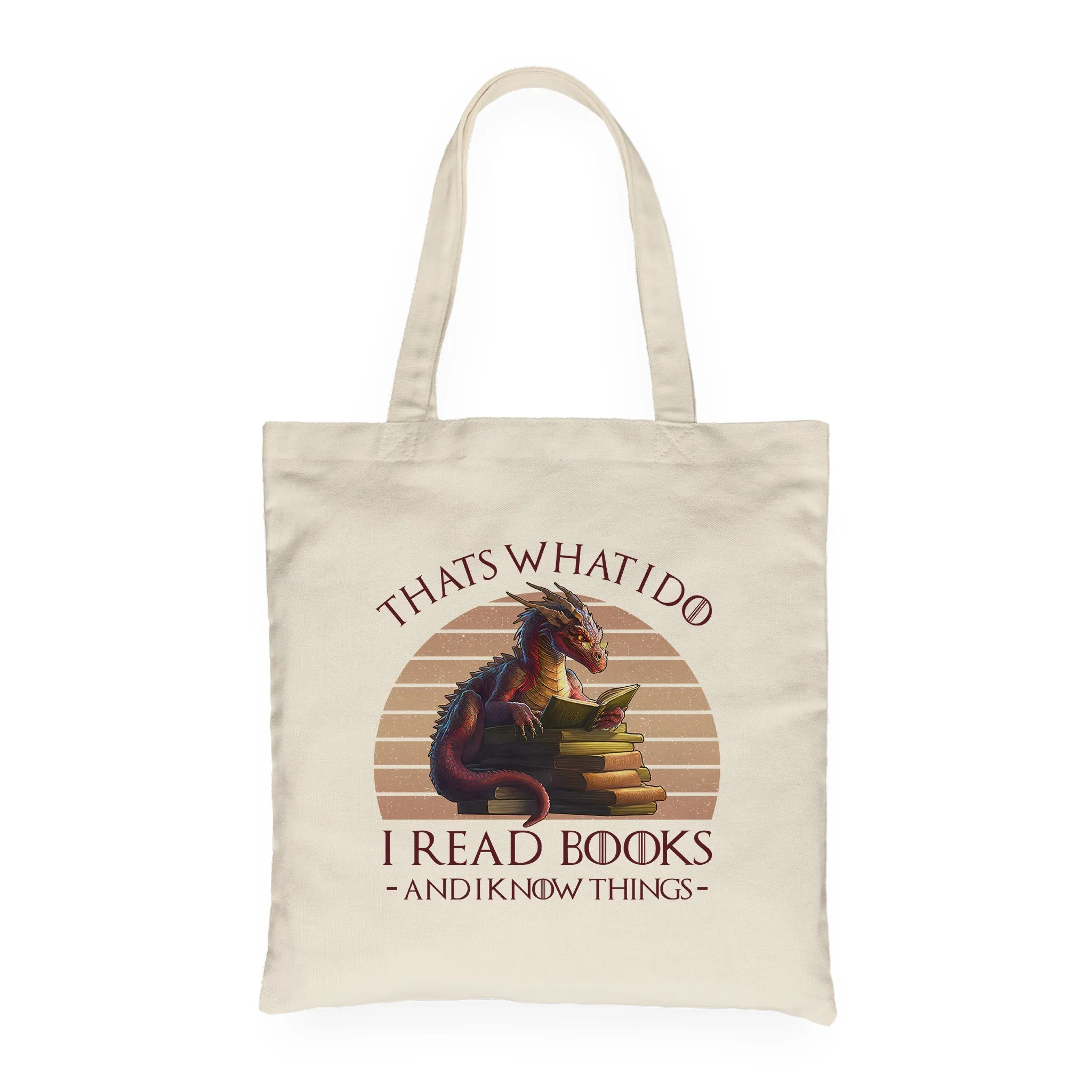 That's What I Do I Read Books & I Know Things Dragon Book Lover Gift TBW181