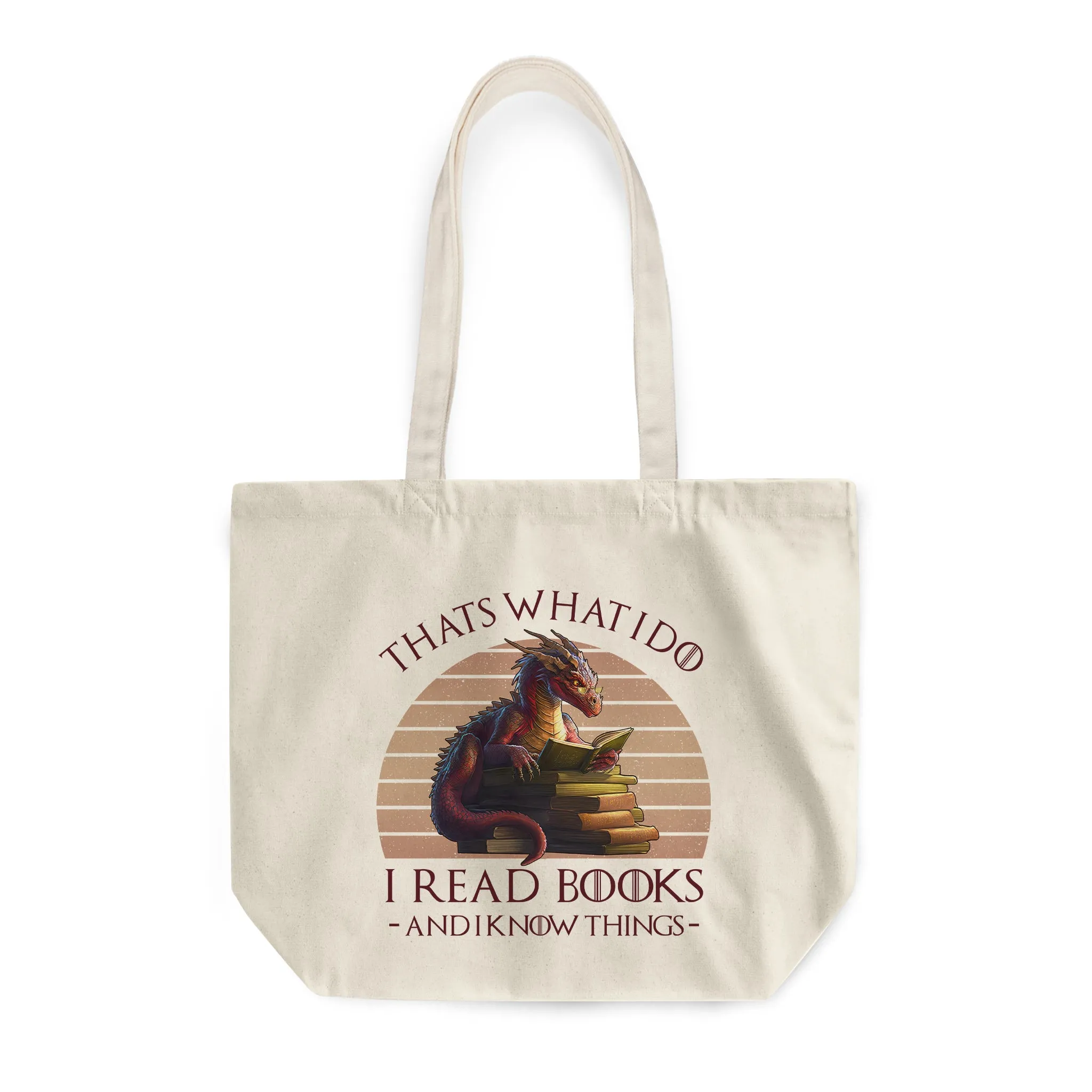 That's What I Do I Read Books & I Know Things Dragon Book Lover Gift TBW181