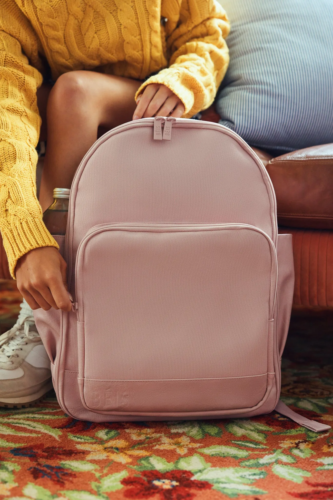 The Backpack in Atlas Pink