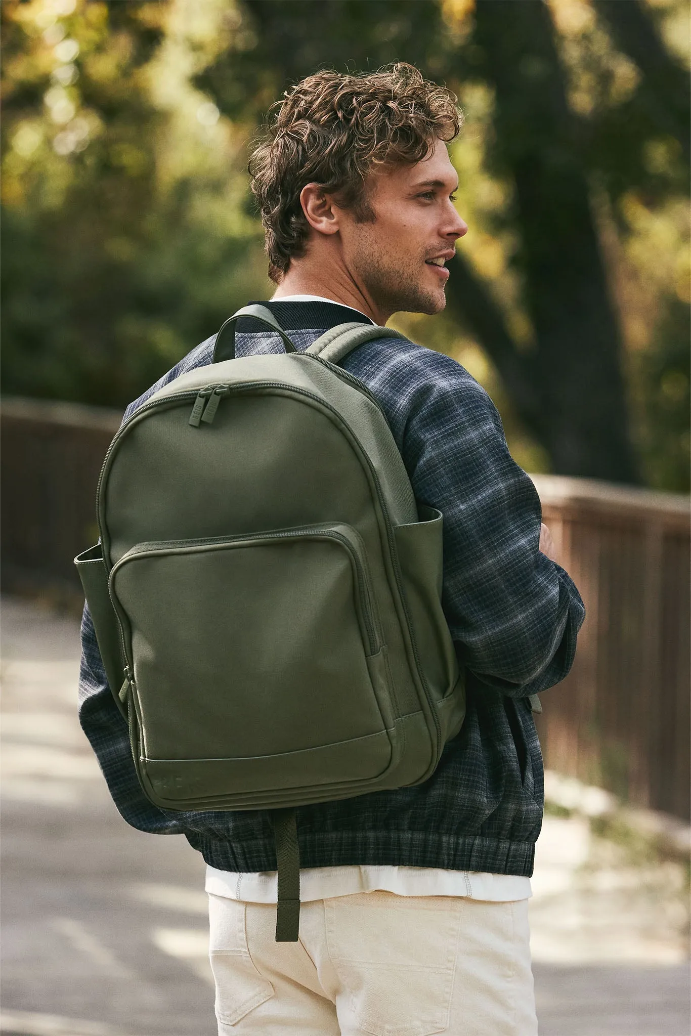 The Backpack in Olive